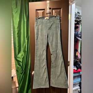 Free People bell bottom corduroy pants Sz 26